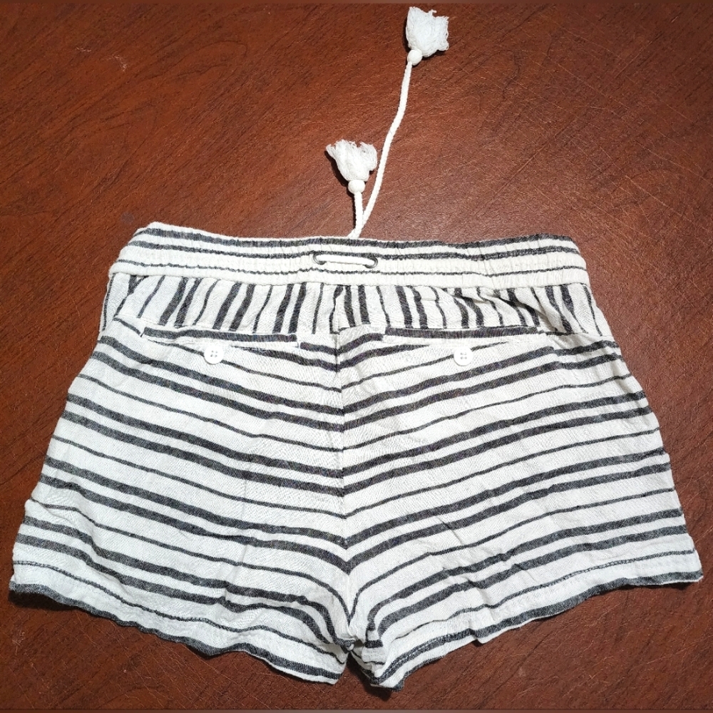 Jolt Striped Black and White Women Shorts - Picture 8 of 8